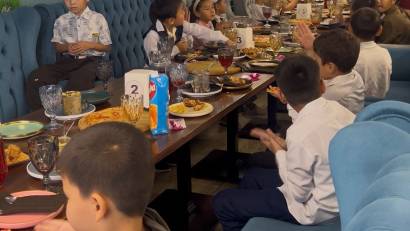 24 қазан күні "Жанашыр жүрек" қайырымдылық акциясы инклюзив оқушыларға іс-шара ұйымдастырылды